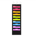 File Organizer, Heavy Duty Storage Pocket Chart for Classroom 10 Tier Vertical Mount File Holder, File Folder Organiz...