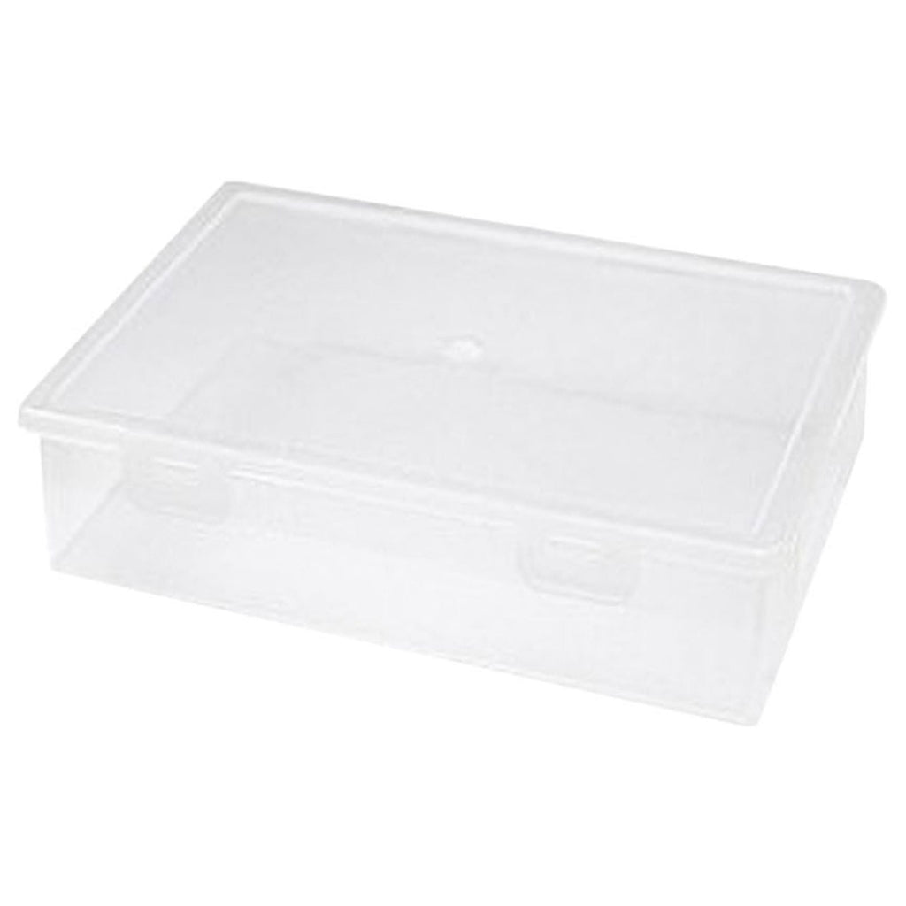 Document Organizer, Clear A4 File Box, Portable Project Case Desk File Container Holder, Office Supplies Documents Or...