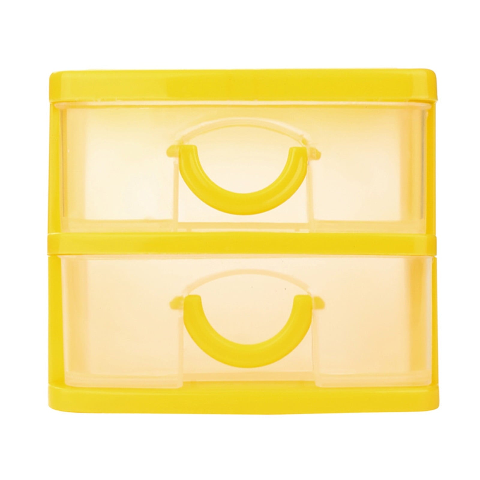 DefiDgd Plastic Multi-layered Desktop Drawer Style Storage Box,Stackable Desk Organizer for Craft Cosmetics Stationery,Ideal for Vanity,Bath