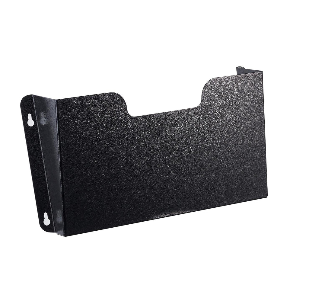 Single Unit Metal Wall Mount File Organizer Pocket File Holder Mail Organizer Office Wall Hanging Files Magazines Org...