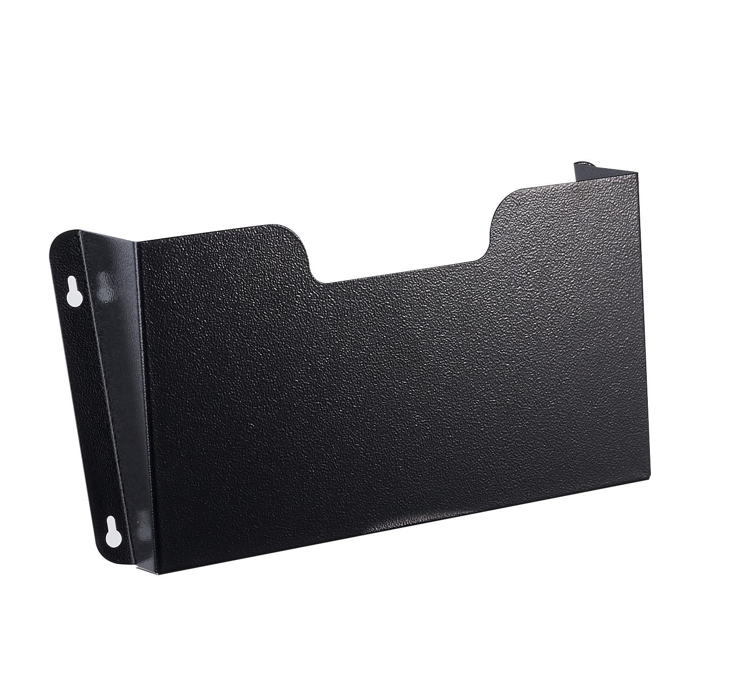 Single Unit Metal Wall Mount File Organizer Pocket File Holder Mail Organizer Office Wall Hanging Files Magazines Org...