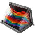 Accordion File Organizer, 13-Pocket Receipt Holder with Zipper