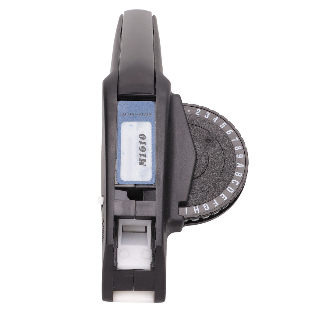 Embossing Label Maker Clear Number Letter One Hand Operation Durable ABS Label Making Embosser for Label DIY Red
