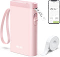 FLEXYVA P21 Label Maker Machine with Tape, Bluetooth Label Printer Thermal Mini Label Maker with Built-in Cutter and Multiple TemplatesPorta