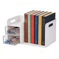 Organizer, Plastic Storage Rack, Expandable Organizer with Drawer, top Organizer, Small Shelf Rack for Office Home