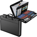 Organizer with Combination Lock Portable Organizer & Large Capacity Folder Document Organizer, Folder for Home, Offic...