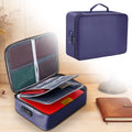 with Lock, Portable Fire Safe Box, Fire Proof File Box for s, Passport, Certificates and Laptop, Important Organizer,...