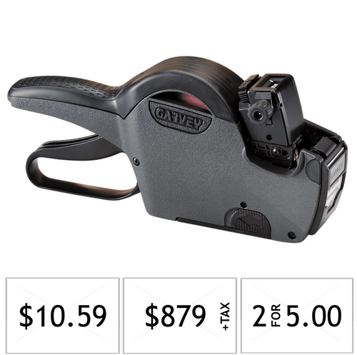 Garvey 1 Line Price Labeler (18-6) Compatible With 18 x 12 mm Labels (G1812-06001)