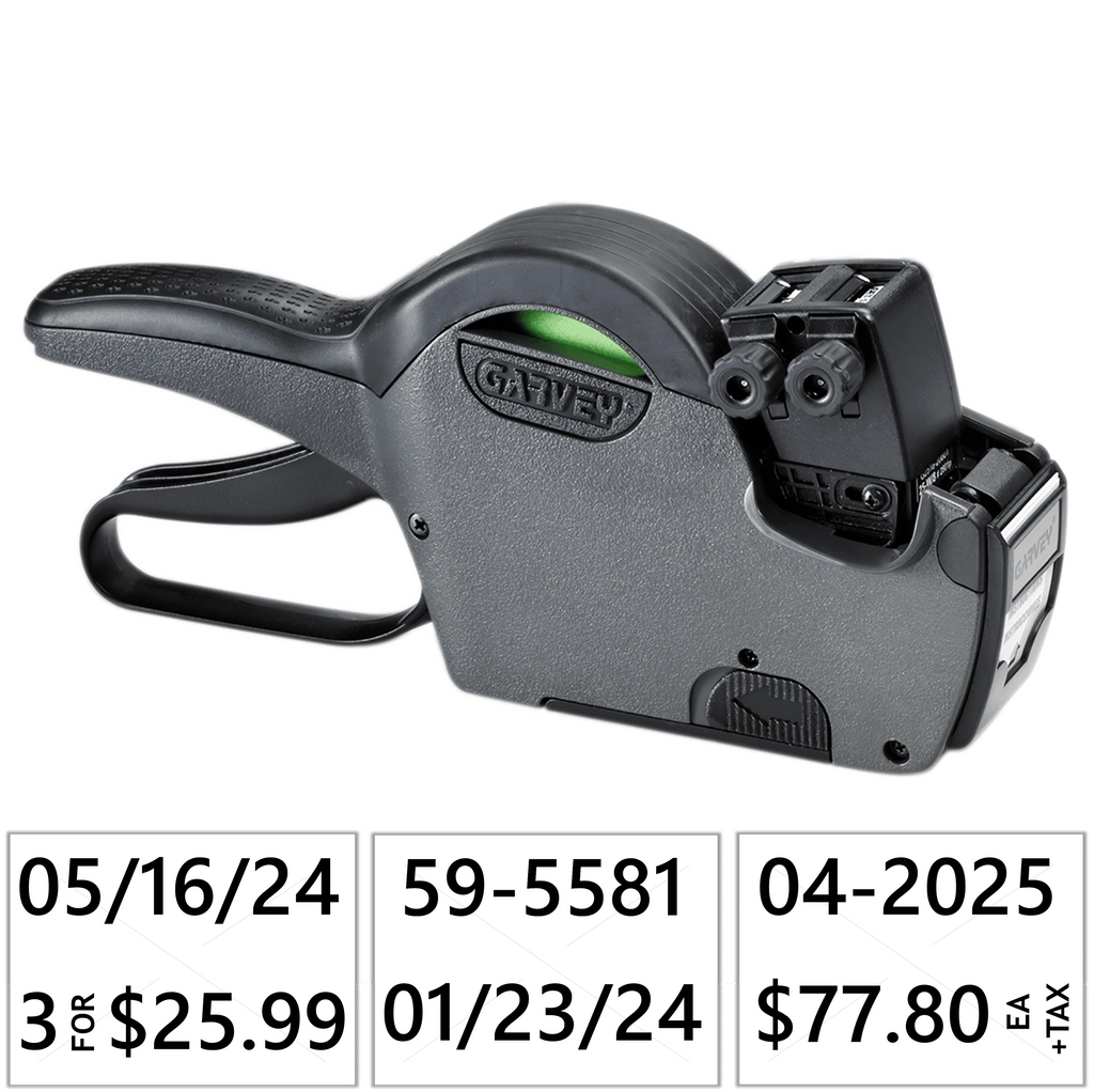 2 Line Price Labeler (22-88) Compatible With 22 x 16 mm Labels