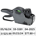 2 Line Price Labeler (22-88) Compatible With 22 x 16 mm Labels