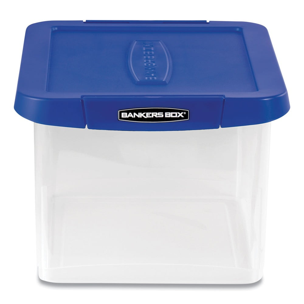 Fellowes Heavy Duty, Water Proof, Durable, Reinforced Corner, Comfortable Handle, Built-in Rail, Portable File Box