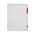 A5 File Box , File Organizer with Snap-tight Lid, Transparent Plastic Document Paper Filling Case, Magazine and Photo...