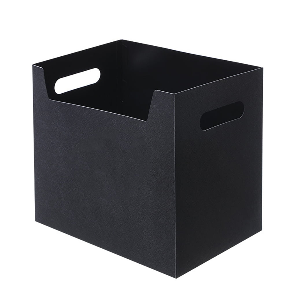 Jesscasday Desktop File Organizers File Holder Box Large Capacity File Storage Solution File Box File Holder Stand for Office Home