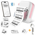 Label Maker Machine with Tape - Thermal Label Printer Bluetooth Label Maker, Mini Sticker Printer for Home, Kitchen, ...