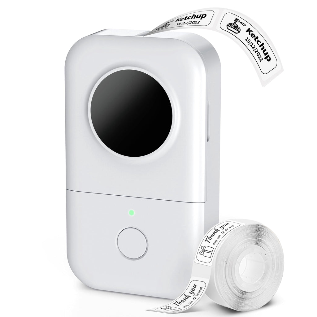 Label Maker, D30 Portable Bluetooth Label Maker Machine with Tape, Small Mini Label Printer, Multiple Templates Fonts...