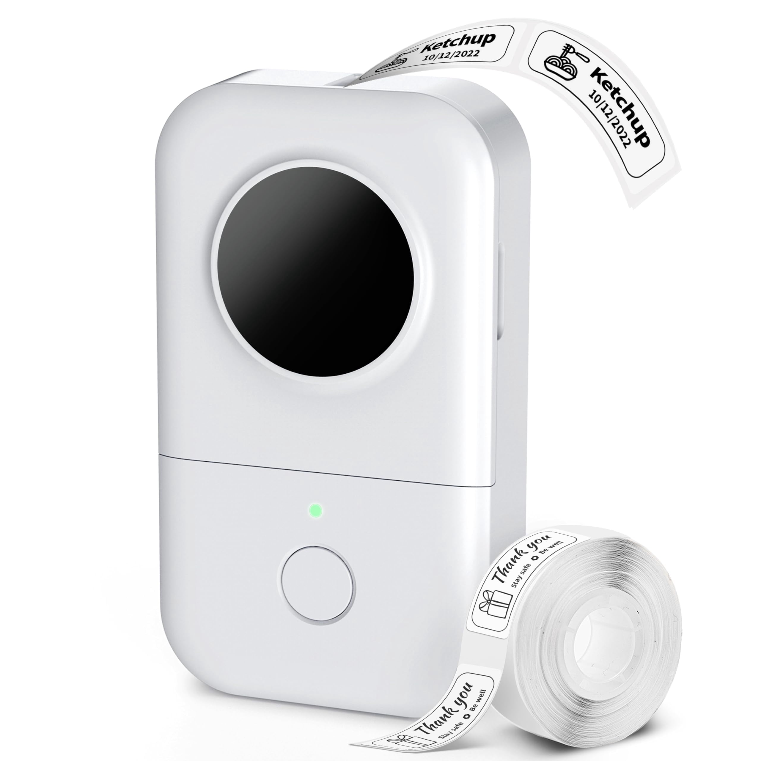 Label Maker, D30 Portable Bluetooth Label Maker Machine with Tape, Small Mini Label Printer, Multiple Templates Fonts...