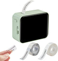 Label Maker Machine with 2 Tape, Portable Wireless Cection Mini Label Maker Bluetooth Label Printer Inkless Rechargea...