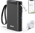 with Tape, Bluetooth Printer, Wireless Mini s with Multiple Templates for School Office Home, Black