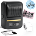Label Makers, Label Maker Machine with Tape, Bluetooth Label Maker, Portable Thermal 2 Inch Label Printer for Small B...