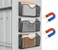 Paper Mail Organizer No Drilling Magazine Paper Document / Hanging Organizer