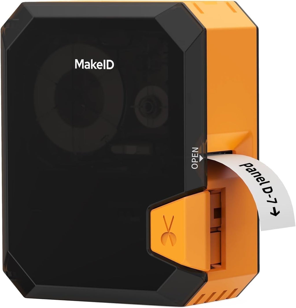 Industrial Thermal Transfer Label Printer, Portable Bluetooth Labeler with Wire and Cable Labeling Machine