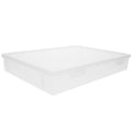 Masteelf Office Document Box Portable Project Case Certificate Holder Plastic File Storage Box (Flat Style)
