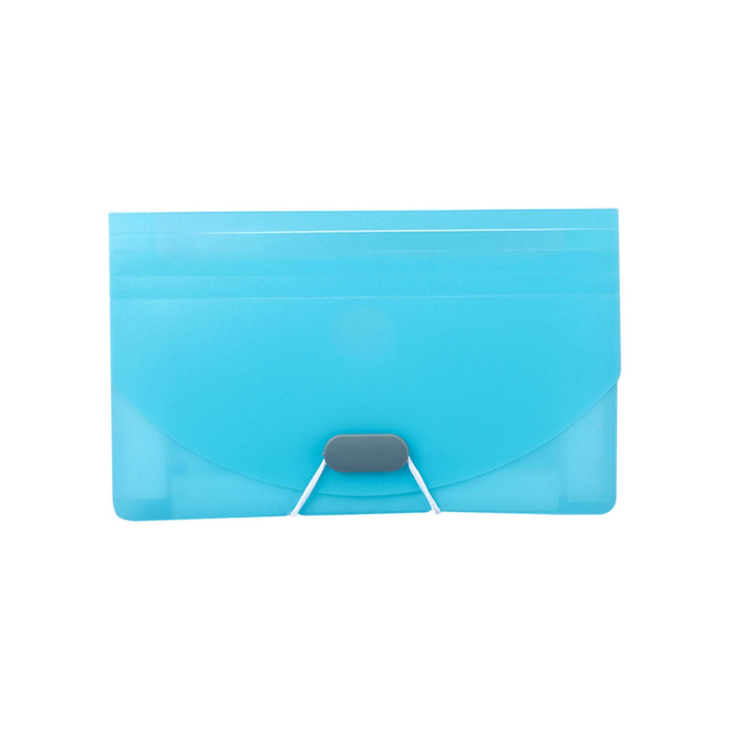 Mini Expanding File Folder with Pockets, Desktop Accordion Organizer for Paper Documents Receipts, Portable File Storage for Home Office and