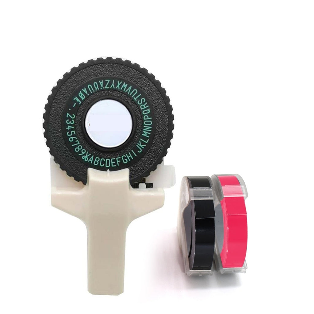 Mini Portable Printer DIY Handheld Typewriter Label Maker for 3D Embossing Manual Tape