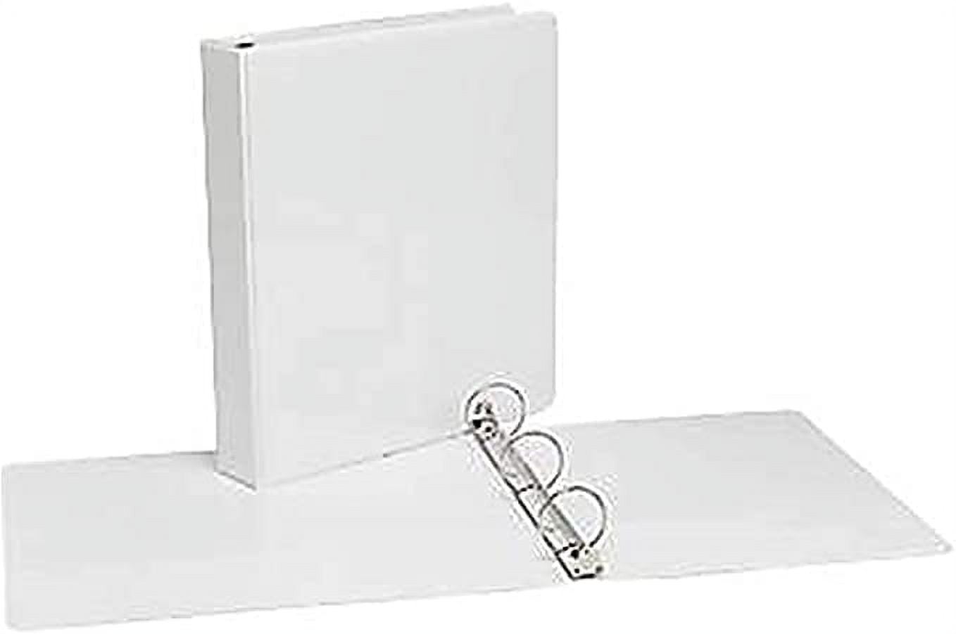 1-1/2" Simply View Binders with Round Rings White 12/Pack 358170