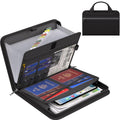 Accordion File Organizer, Fireproof Water Resistant Expanding File Folder with 13 Pockets Document Organizer with Han...