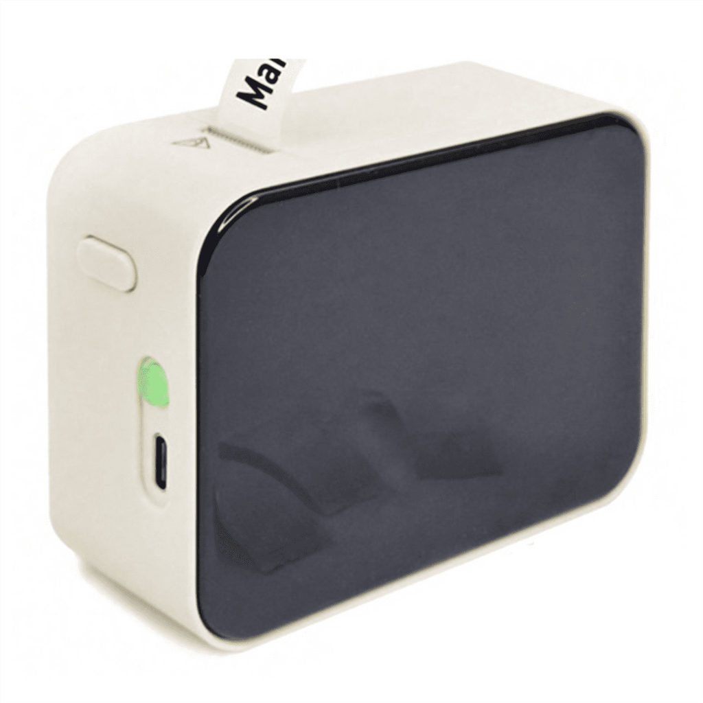 Wireless Bluetooth Thermal Label Printer Mini Portable Adhesive Label Maker Fast Printing Milk Tea White