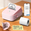Label Maker Machine with Tape, 2 Inch Label Tape Maker Bluetooth Label Printer, Inkless Portable Label Maker, Pink