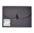 13-Pocket Expanding File Folder, Textured Gray