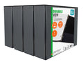 Pen+Gear 3-inch Durable View Binder, Black, 4 Pack