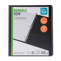 Pen Gear Durable View Binder, 1/2‑Inch D‑Ring, Black, 1‑Pack, 120‑Sheet Capacity