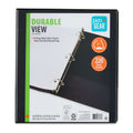Durable View 1-inch D-Ring Binder, Black