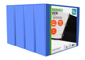Pen + Gear Durable View 3-Ring Binder with 3-Inch Rings 4 Pack (Blue)