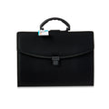 Pen+Gear Expanding File Organizer, Black Fabric, 26 Pockets and Top Handle