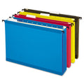 Letter-Size Hanging Pocket File Organizer, Assorted, 4 Pack