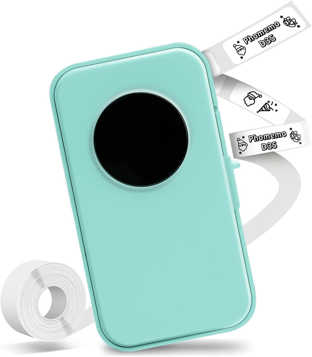 Phomemo D35 Simplify Labeling with the Portable Bluetooth Mini Label Maker - Wireless Mini Labels Maker for Home and Office Organization - M