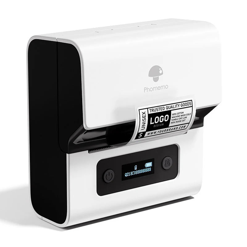Label Maker- Address Label Printer M221 - 3'' Bluetooth Thermal Label Priner Perfect for Address, Barcode, Crafts, and Small Business - Comp
