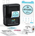 Phomemo M120 Portable Bluetooth Label Maker Thermal Barcode Label Printer Effortlessly Print 2 Inch 50mm Organize Barcodes for Retail, Small