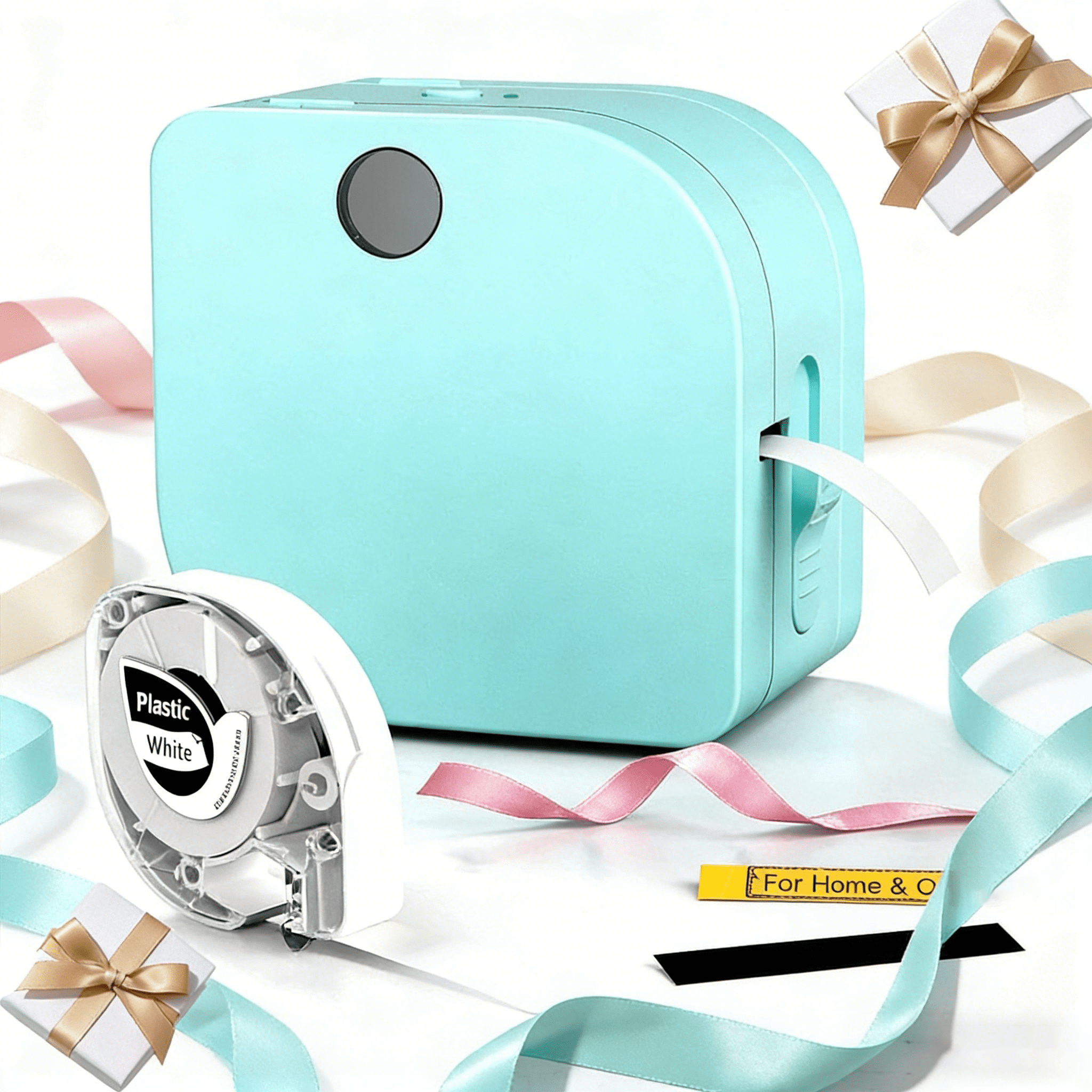 Portable Bluetooth Label Maker Machine with Tape Handheld Built-in Cutter Small Label Maker- Effortlessly Organize an...