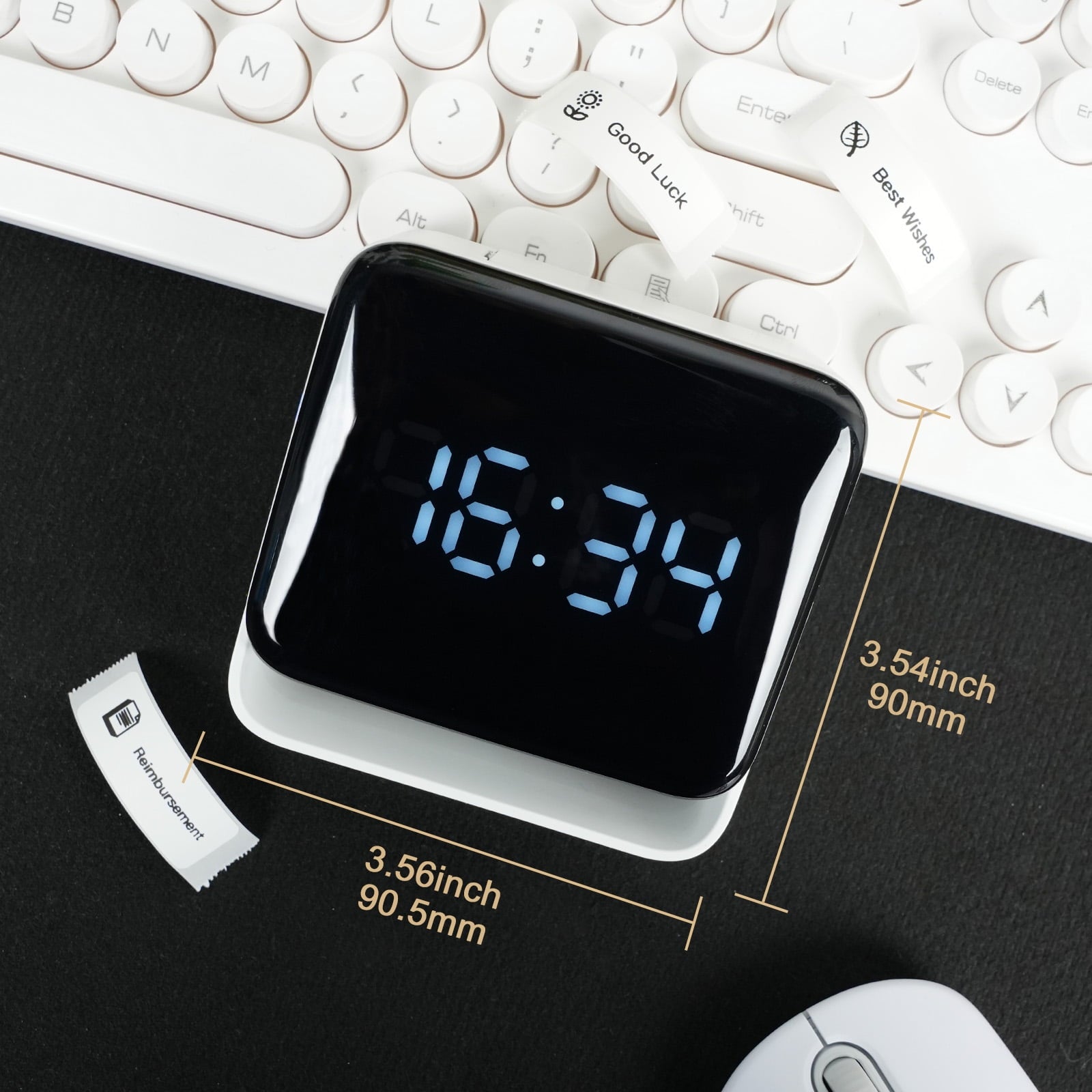 Portable Bluetooth Label Maker, Mini Thermal Label Printer with Tape, Inkless Sticker Maker for Home Office School Or...