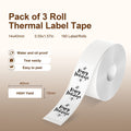 3 Rolls of Tape 15mm*7M, 160 /Roll Compatible with Label maker , Easy To , White