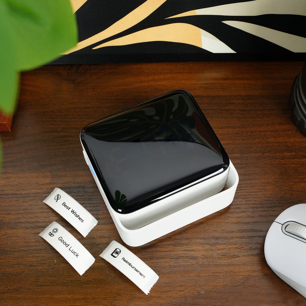 Bluetooth Label Maker Machine with Tape, Inkles Thermal Printer Without Ink and Toner for for Home, School, Office
