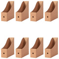 8 Pcs File Box Document Organizers Box File Storage Box Desktop Organizers Cardboard Magazine File Holders for Office