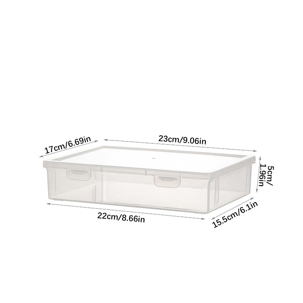 File Storage Boxes with Lids File Case Organizer & Storage File Holders Portable Paper Storage Boxes for Office Class...