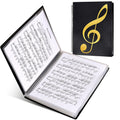 60 Pages, Binder/Holder,Fits Letter Size A4, Writable & Detachable Choir (Black)