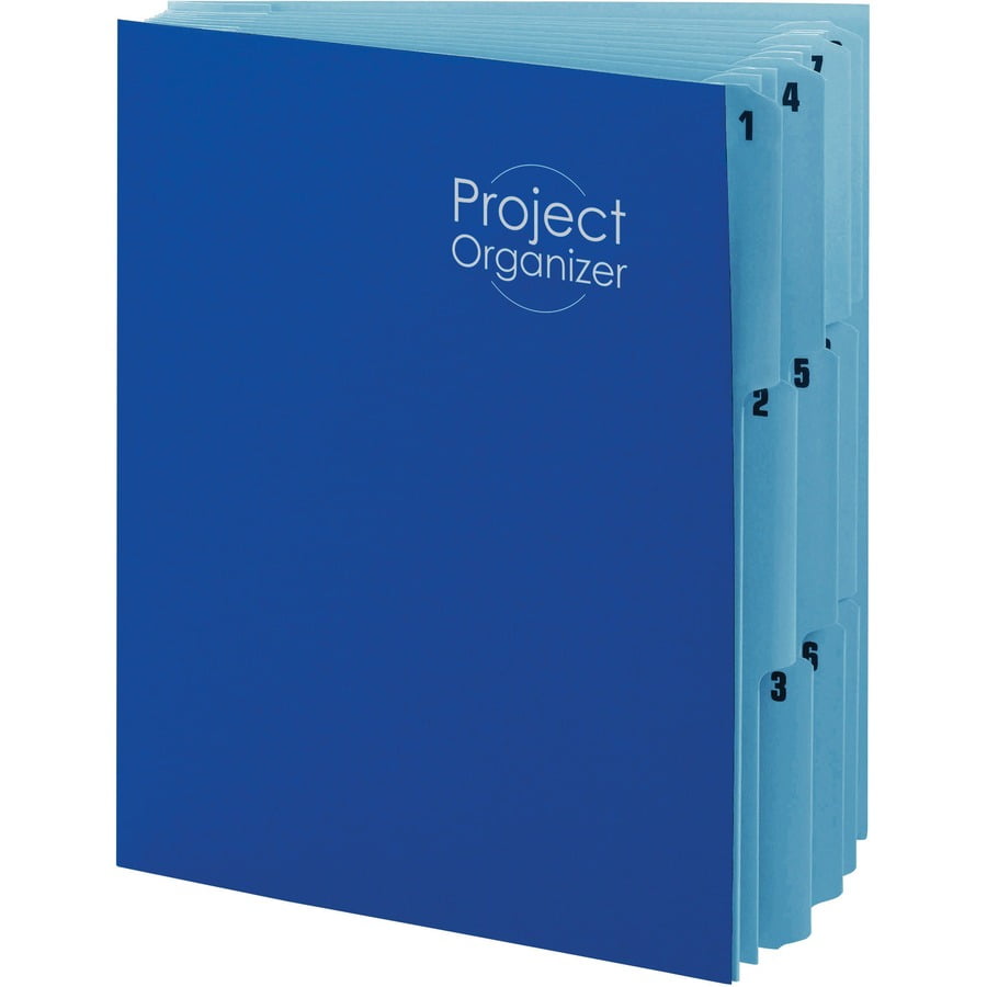 File Organizer, 10 Tabs, Letter Size, Navy
